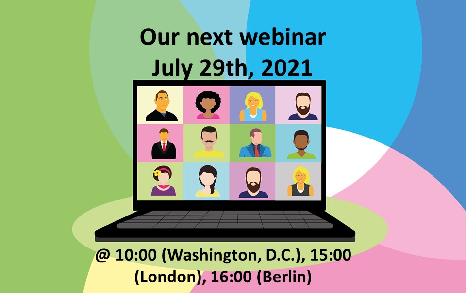 Register for our webinar #3 (July 29th, 2021)